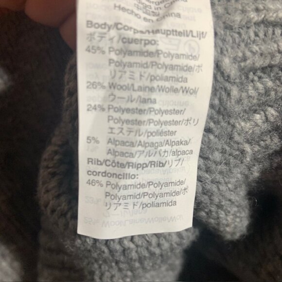 Madewell Alpaca Wool Blend Striped Retro Preppy Crewneck Sweater - Size XL - Picture 6 of 7